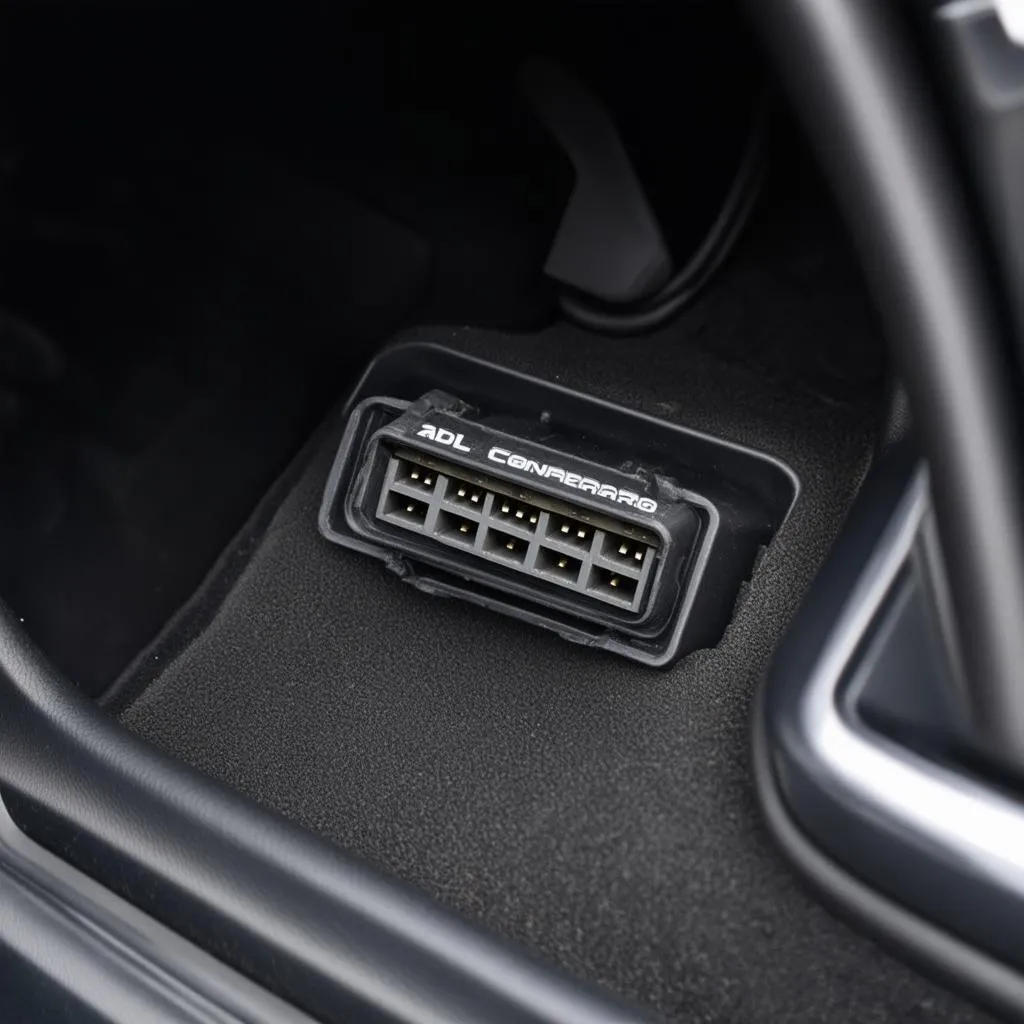 ALDL connector in a 1987 Camaro